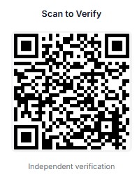 Scan to verify the Tudor Black Bay 58 draw on VerifiedDraws.com