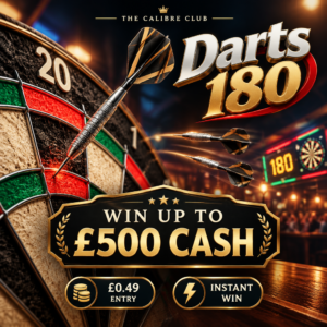 Darts 180 instant-win competition