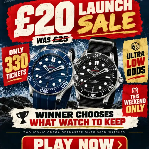 Omega Seamaster blue or black end-draw competition